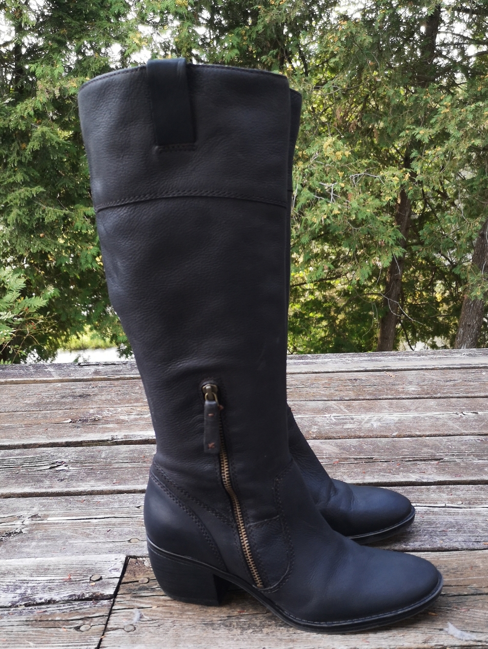 Naturalizer tall leather boots